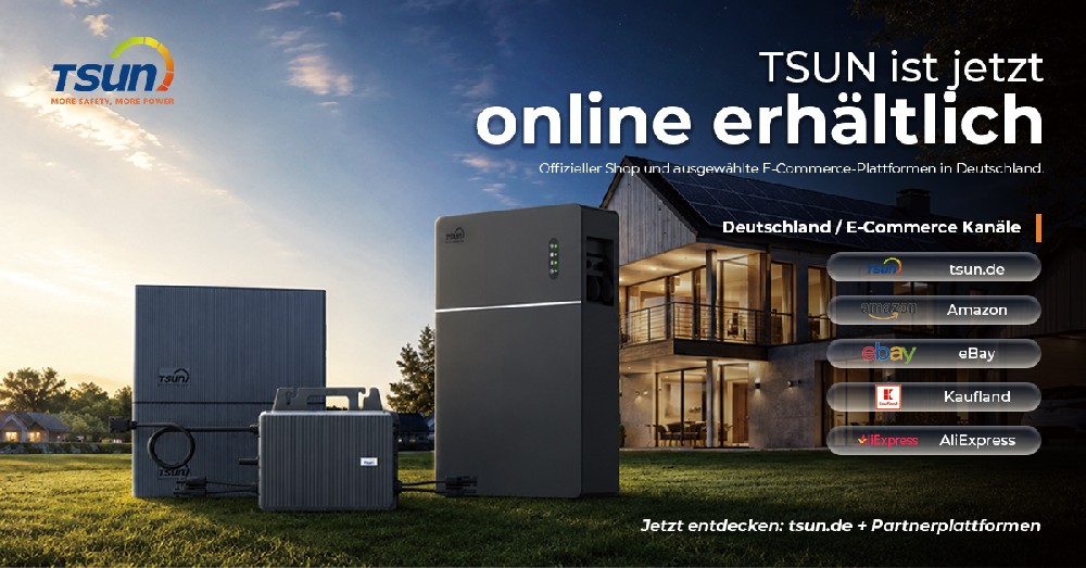 TSUN online kaufen in Deutschland: Offizieller Shop, Amazon, eBay, Kaufland und AliExpress